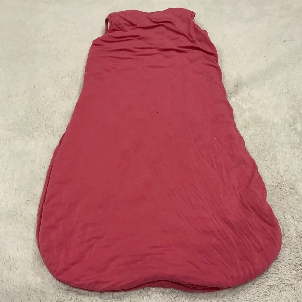 PurComfy Luxe Dream Series Bamboo Sleep Sack - Size 6-15M - Pink/Berry TOG 2.5